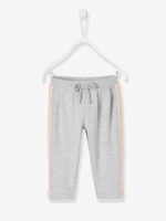 Fleece Trousers for Baby Girls grey light mixed color