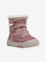 Fur-Lined Boots for Baby Girls,  B Jayj Girl C,  by GEOX® pink dark solid