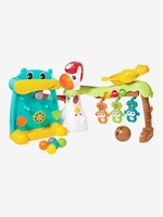Game with Several Activities,  Animals by INFANTINO blue medium solid with design