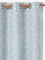 Hollow Star Starry Curtain blue