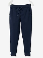 Joggers for Girls blue dark solid