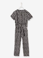 Jumpsuit with Print,  for Girls black dark all over printed