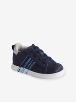 Leather Trainers for Baby Boys blue dark solid with design