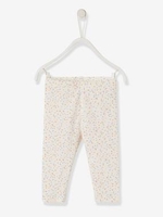 Leggings with Graphic Motifs for Baby Girls white light all over printed
