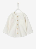 Linen & Cotton Shirt,  for Baby Boys beige light solid