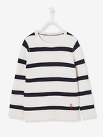 Marine Jumper for Boys blue dark striped