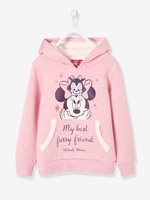 Minnie® Hooded Sweatshirt for Girls pink light solid with design