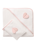 Organic Collection Bath Cape & Wash Mitt