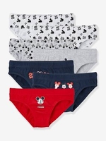 Pack of 7 Mickey® Briefs grey medium solid with design