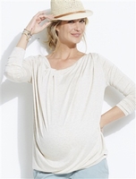 Pleated Maternity T-Shirt
