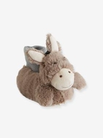Plush Slippers for Baby Boys grey medium solid
