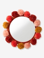 Pompon Mirror blue light two color/multicol