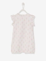 Printed Playsuit for Baby Girls white light all over printed