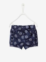 Printed Shorts for Baby Girls blue dark all over printed