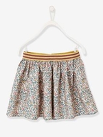 Printed Skirt,  for Girls pink light all over printed