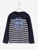 Sailor T-Shirt for Boys blue dark striped