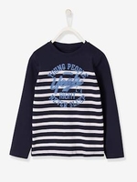 Sailor T-Shirt for Boys blue dark striped