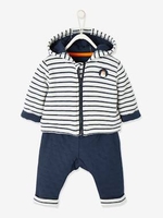 Sailor-type Outfit for Baby Boys blue dark solid with design