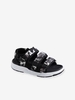 Sandals for Boys black dark all over printed