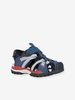 Sandals for Boys,  Borealis Boy B by GEOX® blue dark solid