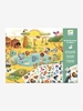 Savannah,  Desert,  North Pole Decals & Decorations,  by DJECO green medium solid with desig