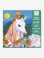 Scoubidou Pictures - Magic Mane,  by DJECO blue medium solid with design