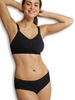 Seamless Padded Bra,  Maternity & Nursing Special by CARRIWELL black
