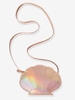 Seashell Body Bag for Girls pink light solid