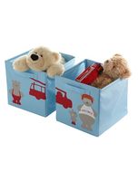 Set of 2 Fabric Storage Boxes