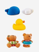 Set of Bath Squirters,  by HAPE red medium 2 color/multicol
