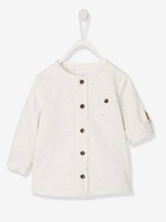 Shirt + Trousers with Braces Outfit,  for Baby Boys white light solid