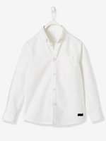Shirt for Boys white light solid