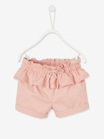 Shorts with Ruffle,  for Baby Girls pink light solid