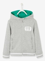 Sports Jacket with Zip for Boys grey light mixed color