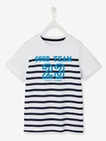 Striped T-shirt for Boys green bright striped