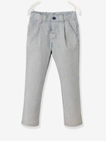 Striped Trousers for Boys white light striped