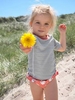 Striped UV Protection Swim T-Shirt for Babies,  by LÄSSIG blue medium striped