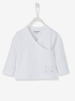 Stylish Baby Cardigan in Pure Organic Cotton grey light solid with design