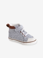 Stylish Trainers for Baby Boys grey light all over printed