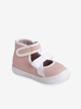 Stylish Trainers for Baby Girls pink light solid