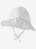 Sun Hat for Babies white light solid