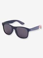 Sunglasses with American Flag on the Frame,  for Boys blue dark solid with design
