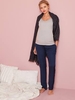 Supersoft Loungewear Bottoms blue dark all over printed