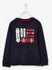 Sweatshirt for Boys blue dark solid with design