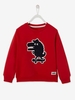 Sweatshirt with Crocodile & Skateboard in Relief,  for Boys red