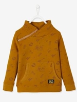 Sweatshirt with Crossover Neck,  Rock