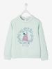 Sweatshirt with Glitter,  Disney Frozen®,  for Girls green light solid with design