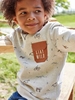 Sweatshirt with Graphic Wild West Motifs for Boys white/red