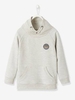 Sweatshirt with High Crossover Collar for Boys grey light mixed color