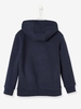 Sweatshirt with Hood & Motif in Bouclé,  for Boys blue medium mixed color